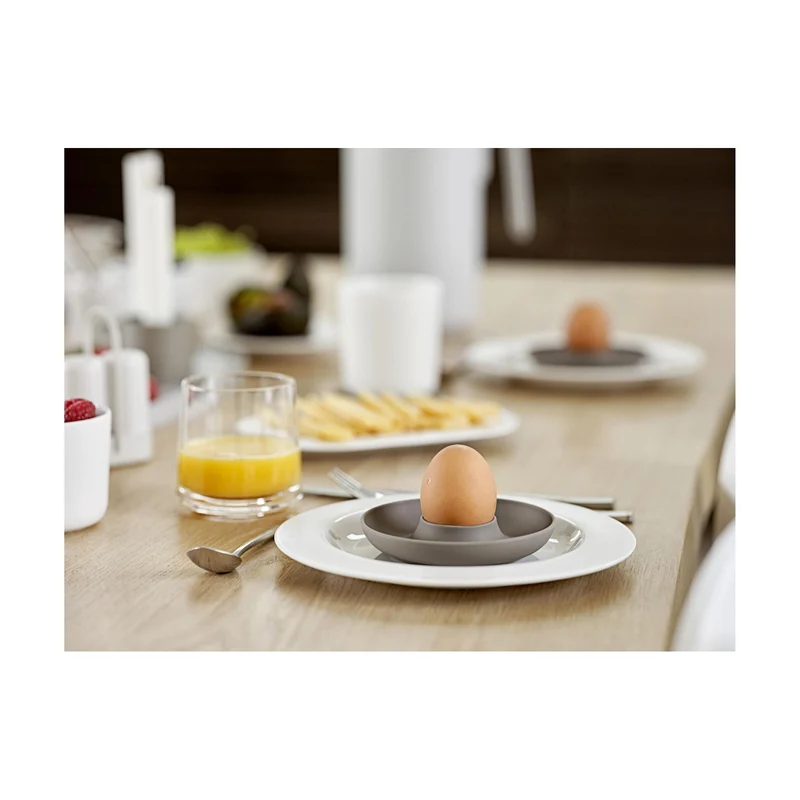 Eierbecher Singles 4 Stück, Taupe