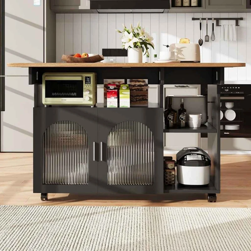 DESSERTE CUISINE NOIRE | Mobile Extensible