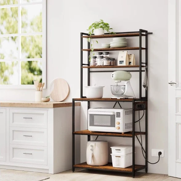MEUBLE FOUR ET MICRO ONDE | 6 Étagères 3 Prises XLarge