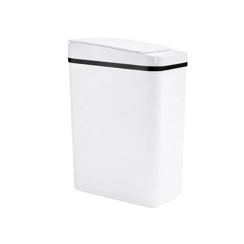 Poubelle rectangulaire automatique sans contact 12L