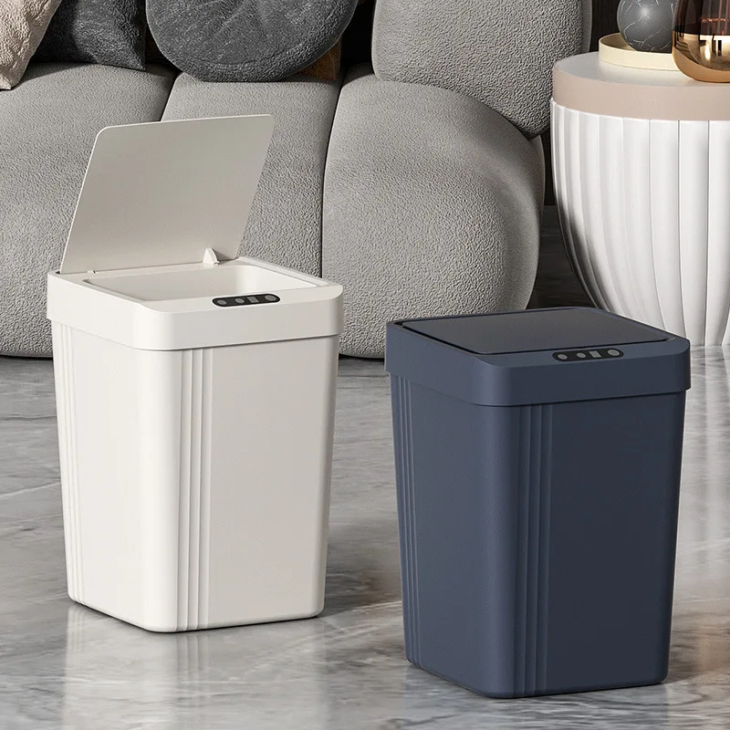 Poubelle automatique intelligente à capteur 13L