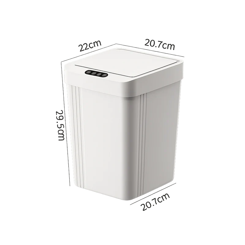 Poubelle automatique intelligente à capteur 13L