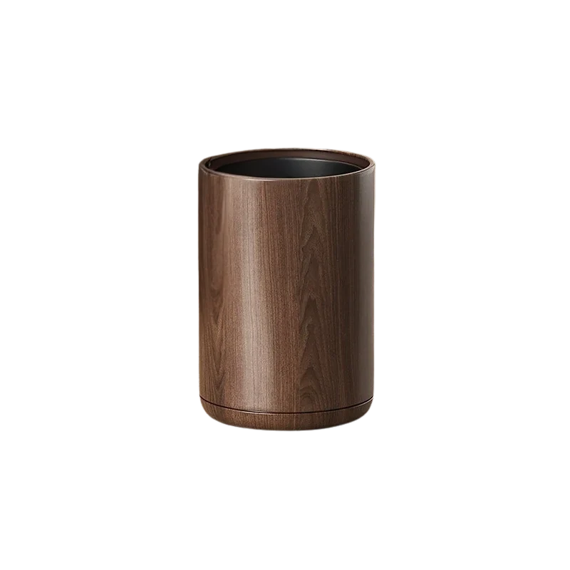 Poubelle design ronde élégante et sans couvercle