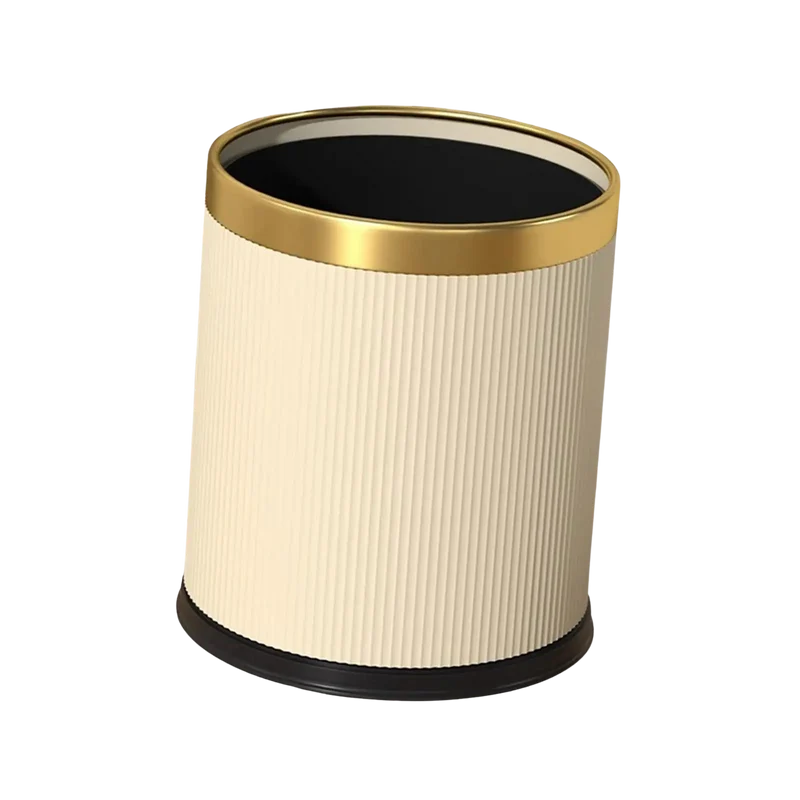 Corbeille à papier moderne ronde en plastique design