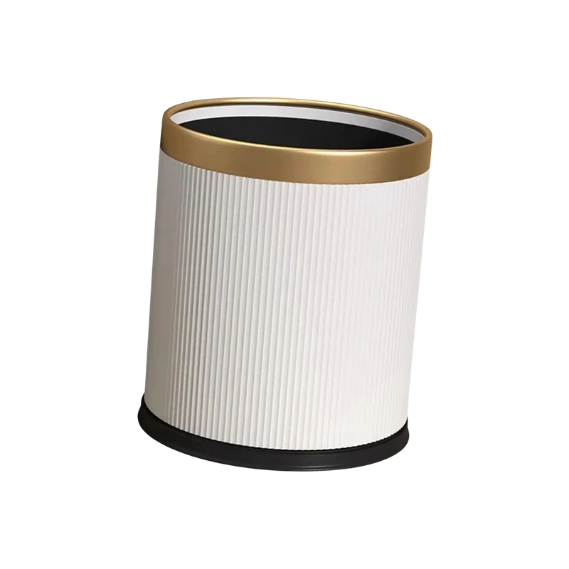 Corbeille à papier moderne ronde en plastique design