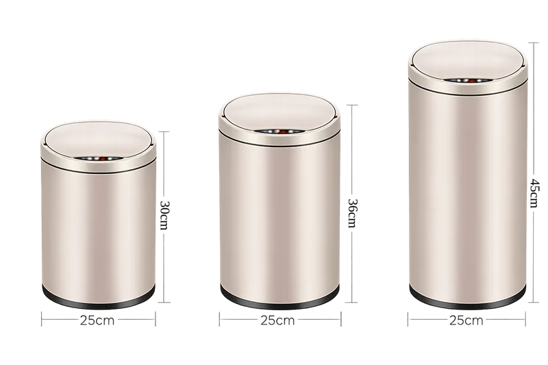 Poubelle Intelligente - Acier Inoxydable