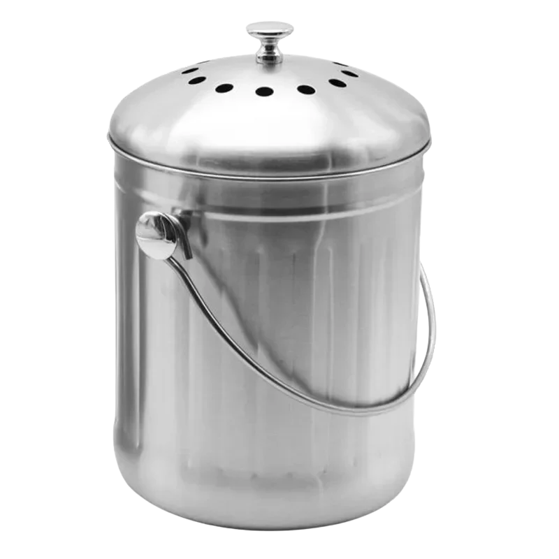 Poubelle à compost rétro