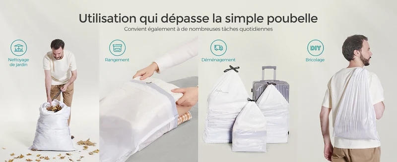 Sacs Poubelles de Cuisine 30L – Résistants & Pratiques