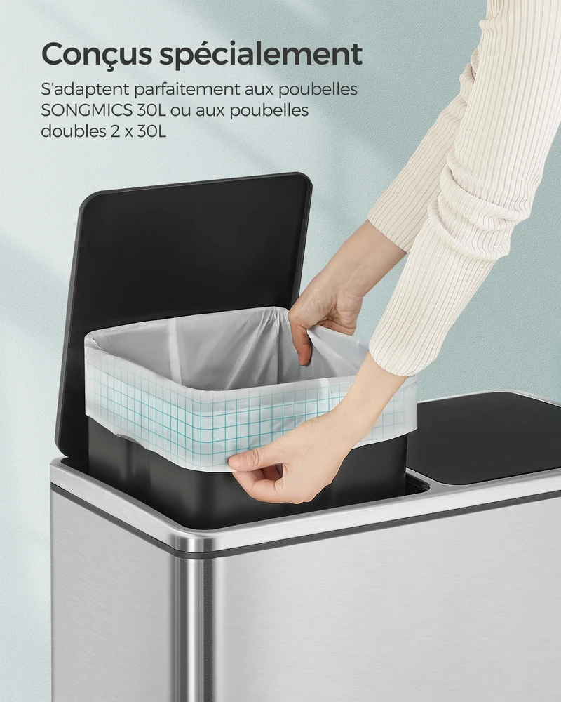 Sacs Poubelles de Cuisine 30L – Résistants & Pratiques