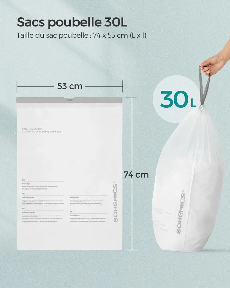 Sacs Poubelles de Cuisine 30L – Résistants & Pratiques