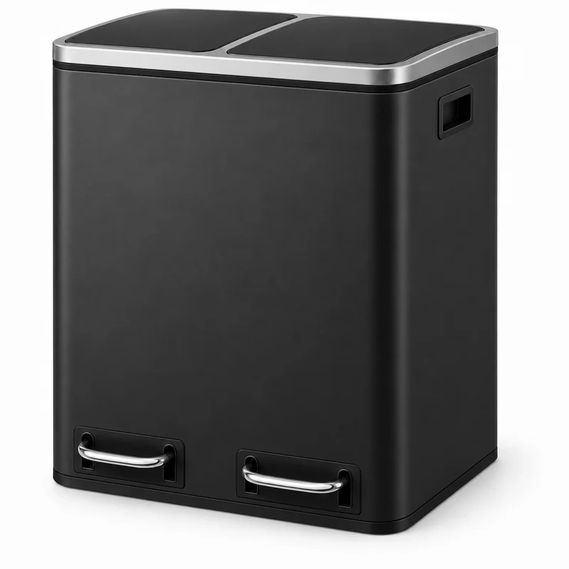 Poubelle Cuisine Double Compartiment SORTIVA 2x15L