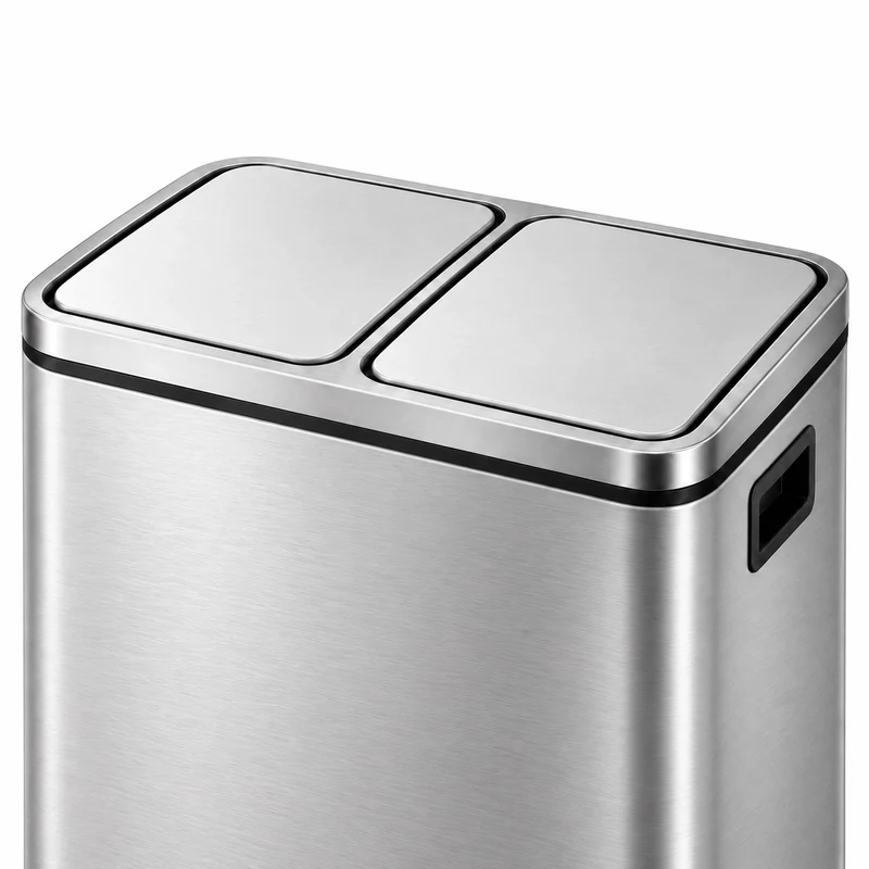 Poubelle Cuisine Double Compartiment SORTIVA 2x15L