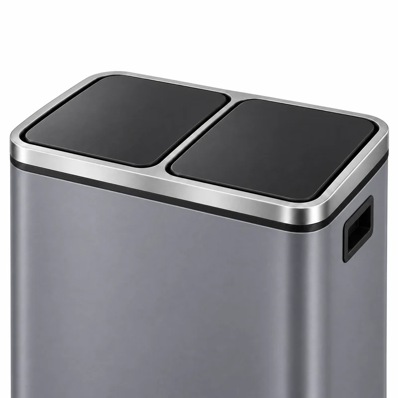 Poubelle Cuisine Double Compartiment SORTIVA 2x15L