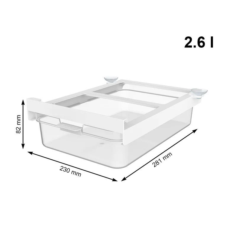Kühlschrankorganizer-Set CAUMA 4-teilig