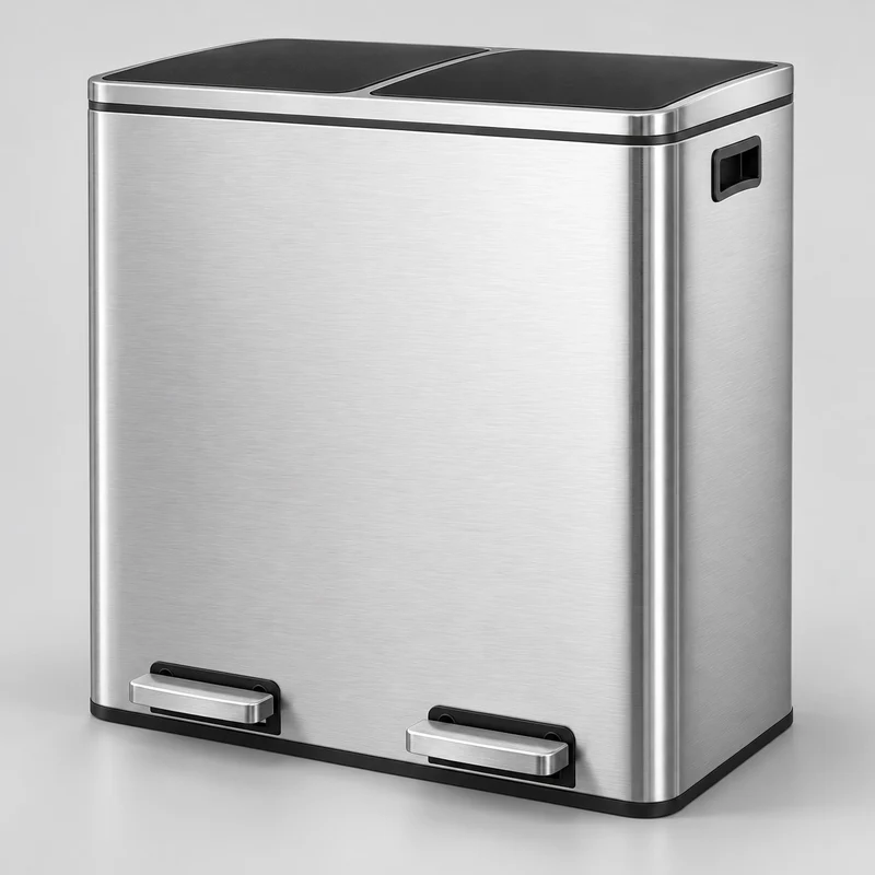 Poubelle Cuisine Double Compartiment SORTIVA 2x30L