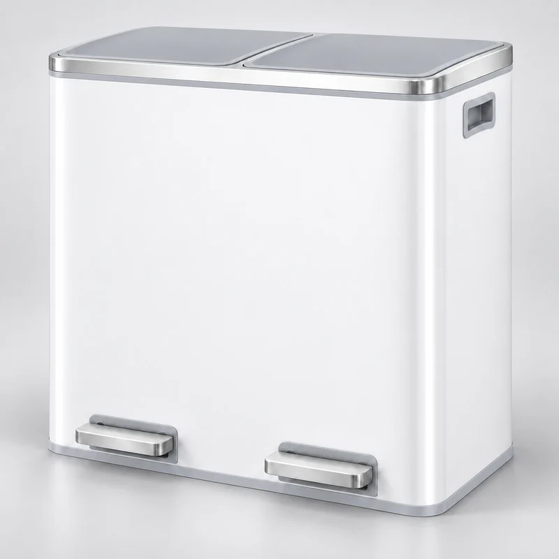 Poubelle Cuisine Double Compartiment SORTIVA 2x30L