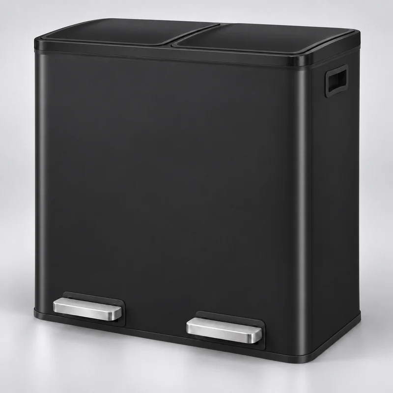 Poubelle Cuisine Double Compartiment SORTIVA 2x30L