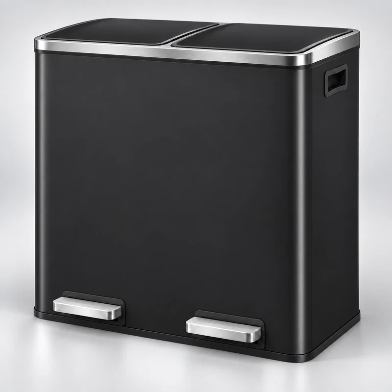 Poubelle Cuisine Double Compartiment SORTIVA 2x30L