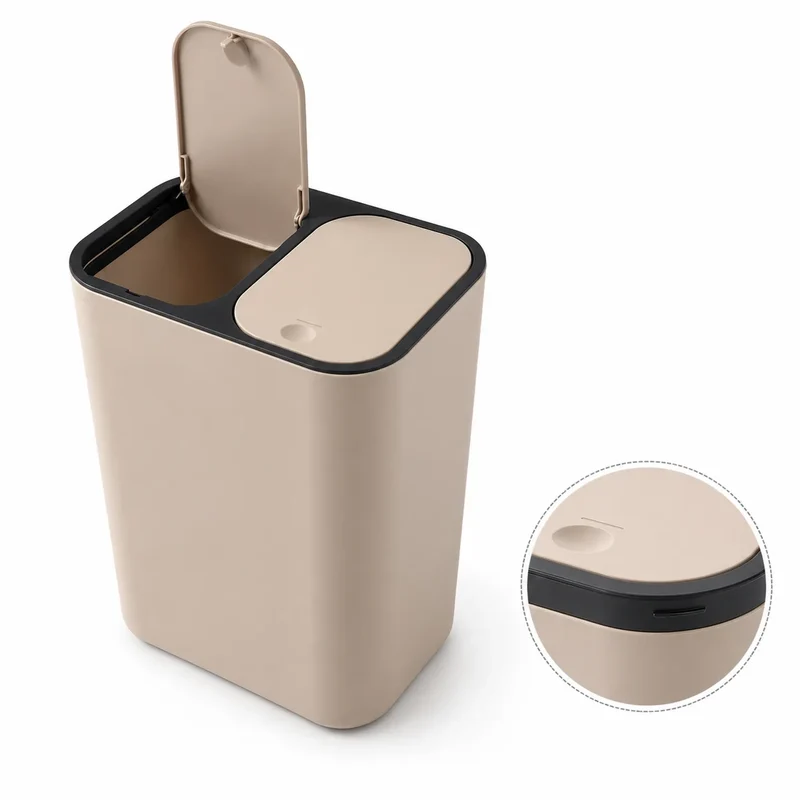 Poubelle de Cuisine Double Compartiment OLYSS 2x10L