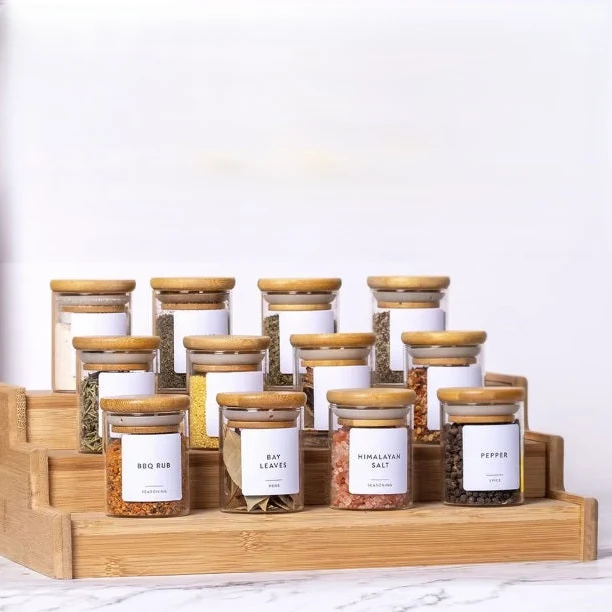 BOCAL À ÉPICES | Aroméa Verre et Bambou