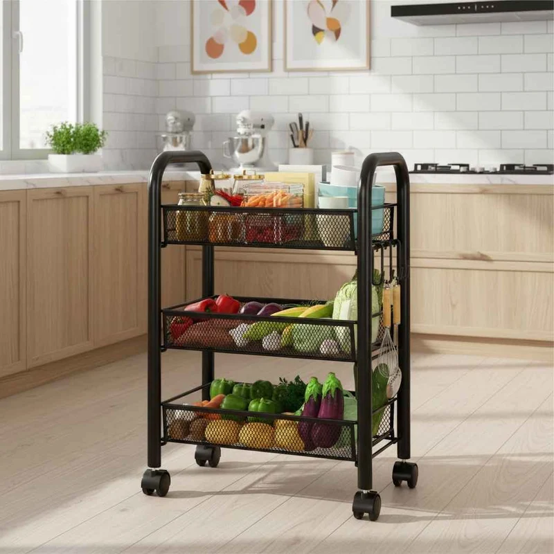 CHARIOT DE RANGEMENT CUISINE | Orgenza™ Mini 3