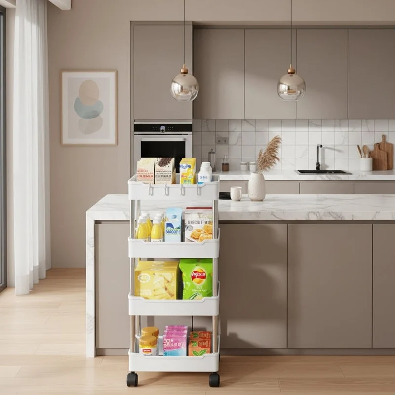 DESSERTE A ROULETTE POUR CUISINE | MultiRack™