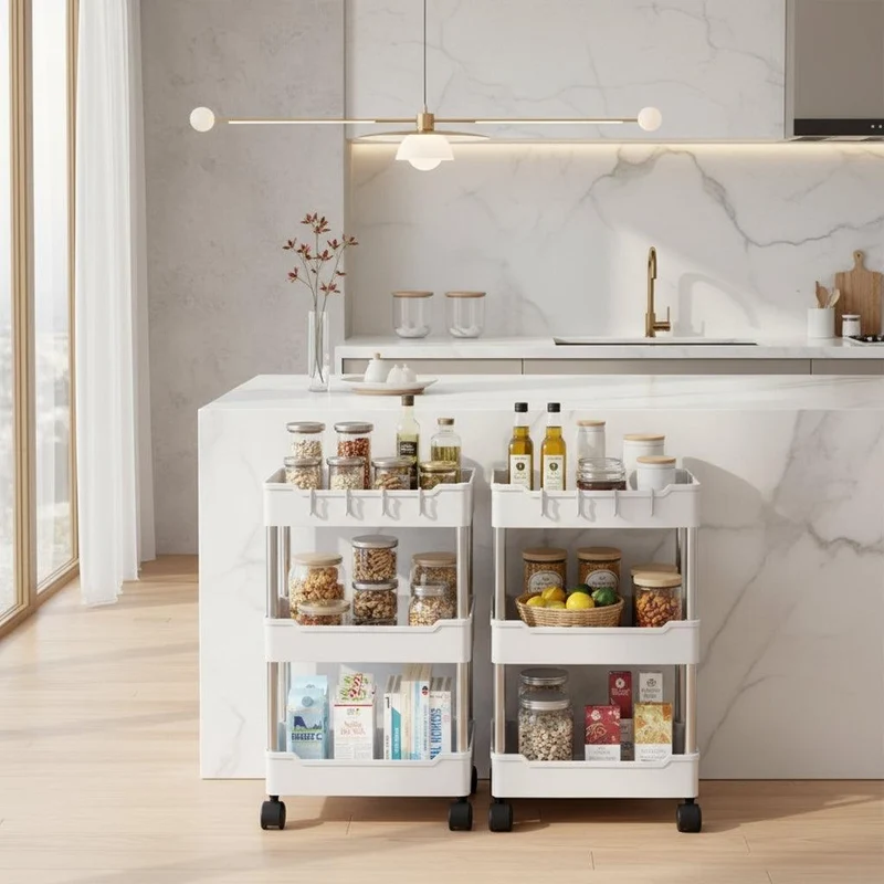DESSERTE A ROULETTE POUR CUISINE | MultiRack™
