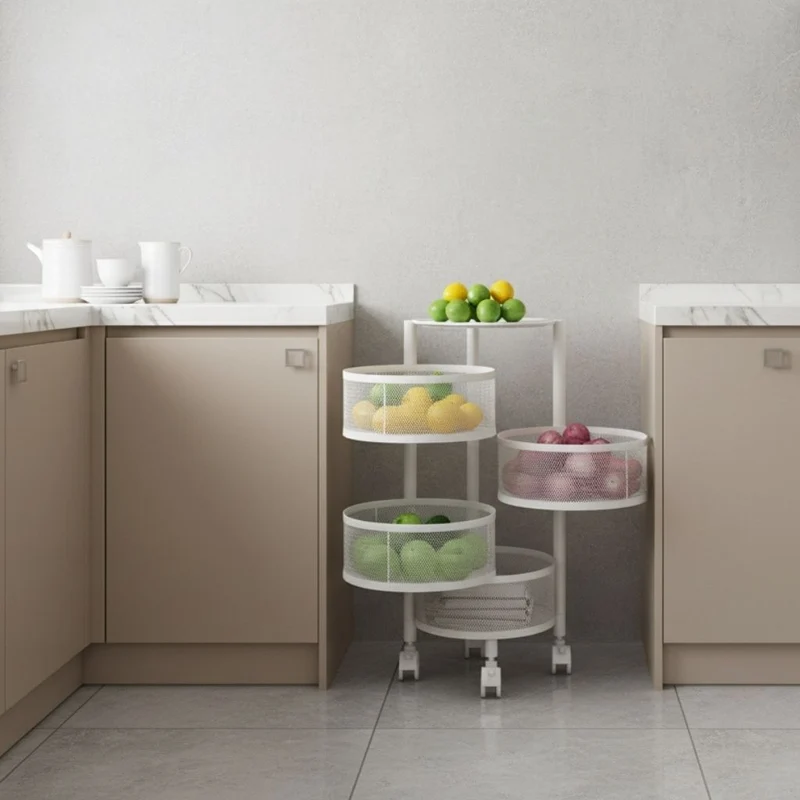 DESSERTE CUISINE ROULETTE | Rotatelle™ 4 Niveaux