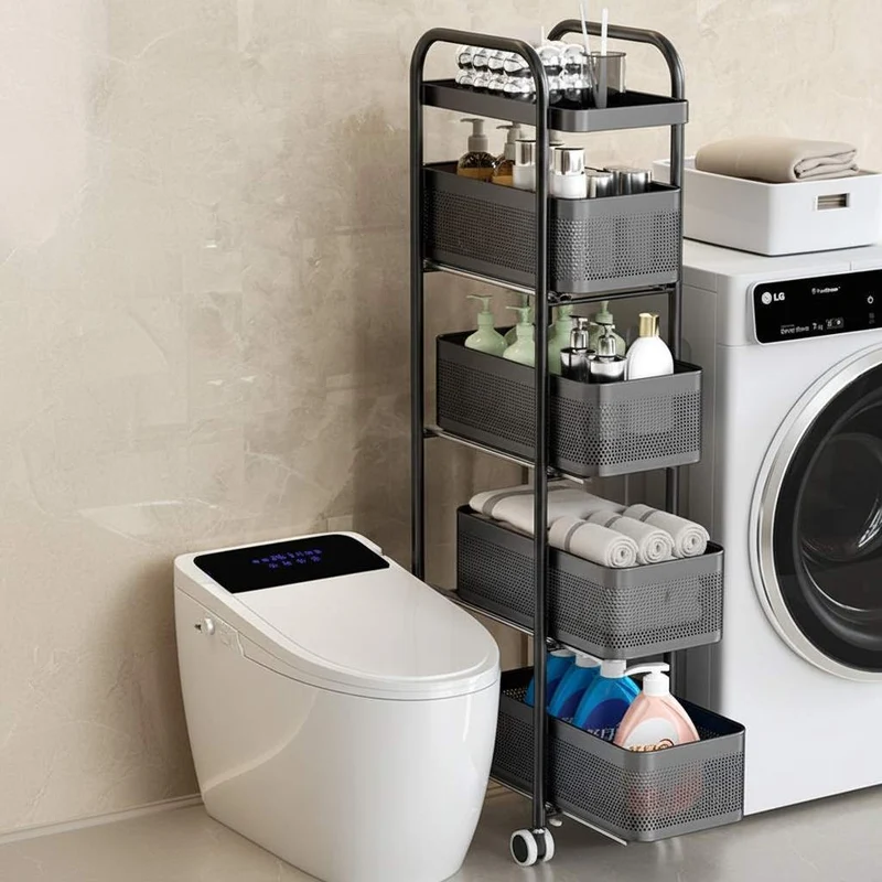 DESSERTE CUISINE A ROULETTES | SlimSpace™ Largeur 20 cm