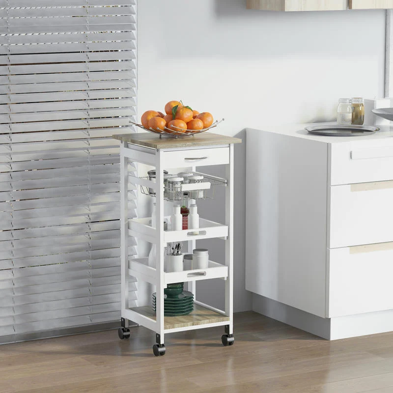 DESSERTE CUISINE SUR ROULETTES | KitchyMove™