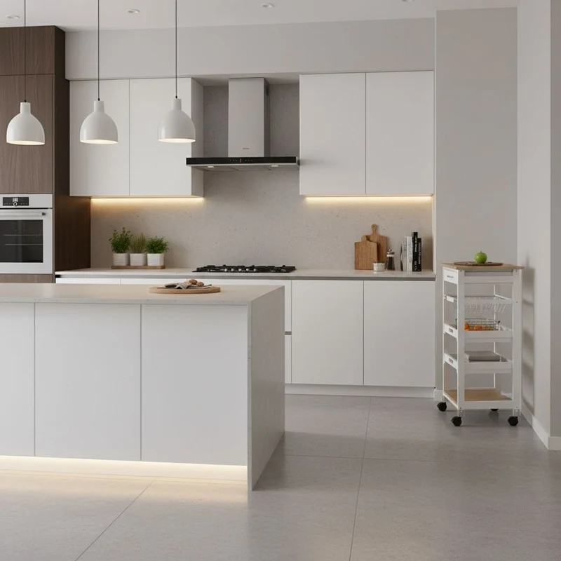 DESSERTE CUISINE SUR ROULETTES | KitchyMove™