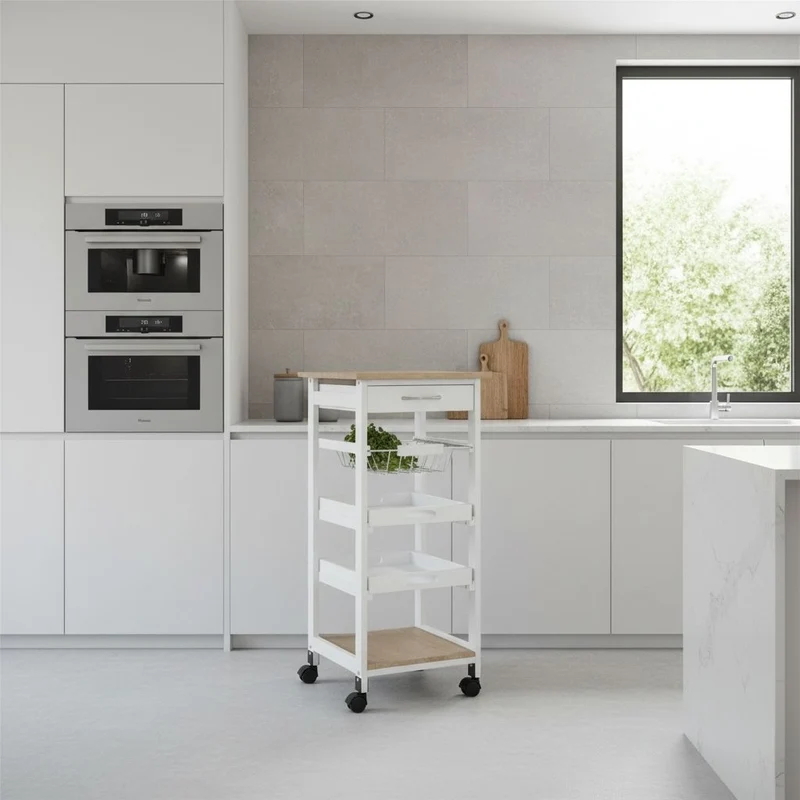 DESSERTE CUISINE SUR ROULETTES | KitchyMove™