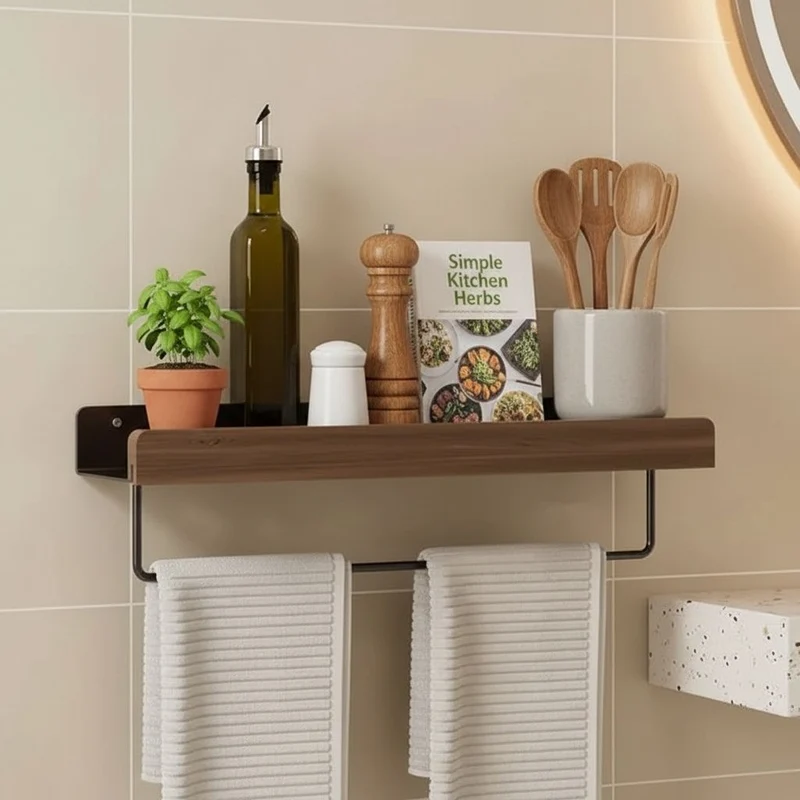 ÉTAGÈRE DE CUISINE MURALE | FlexiWall™ 50 cm