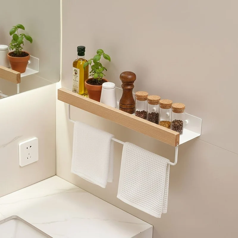 ÉTAGÈRE DE CUISINE MURALE | FlexiWall™ 50 cm