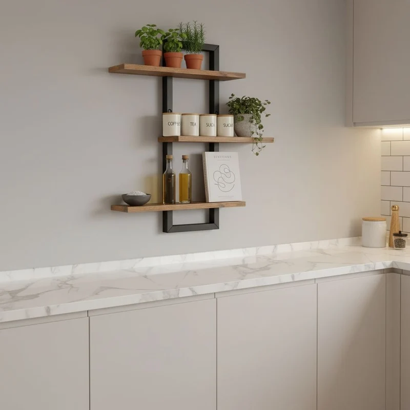 ÉTAGÈRE MURALE CUISINE ORIGINALE | Arboris™