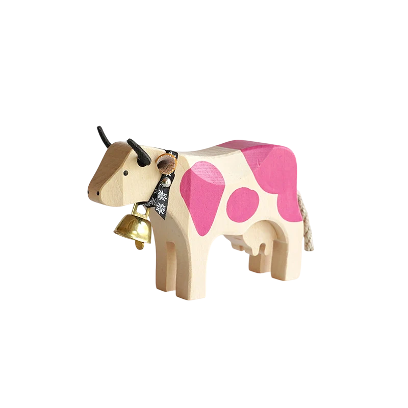 Trauffer Kuh 1 stehend Pink