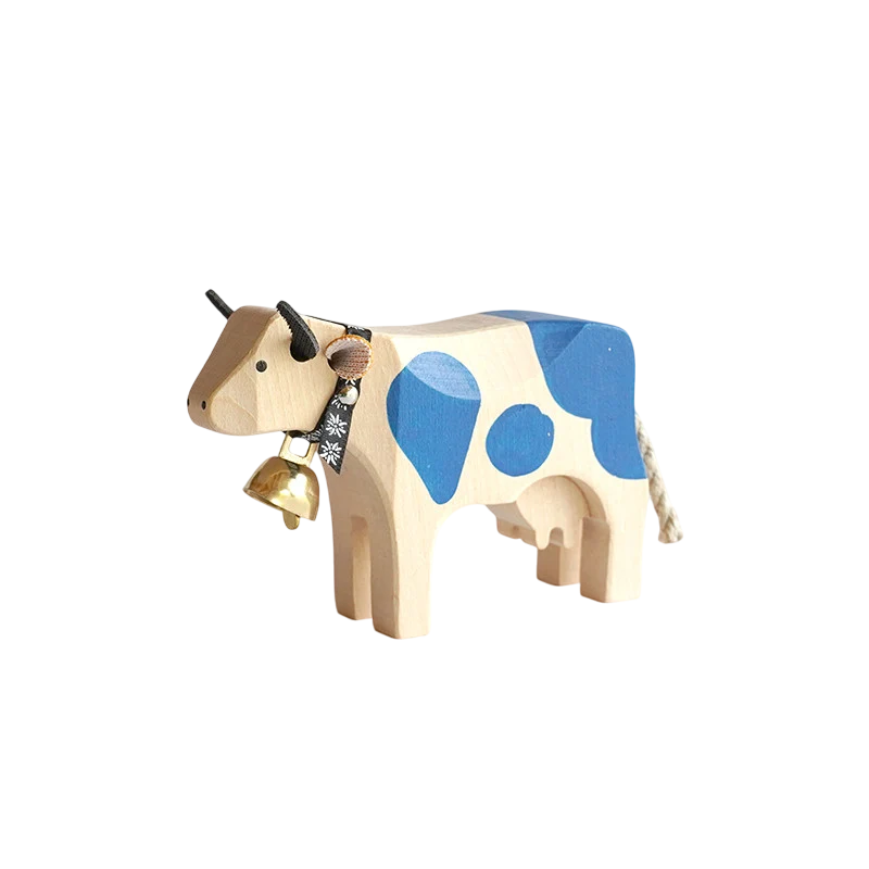 Trauffer Kuh 1 stehend Blau