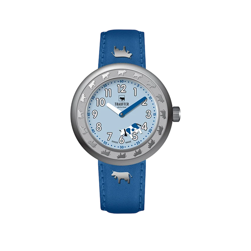 Trauffer Kinderuhr Blau