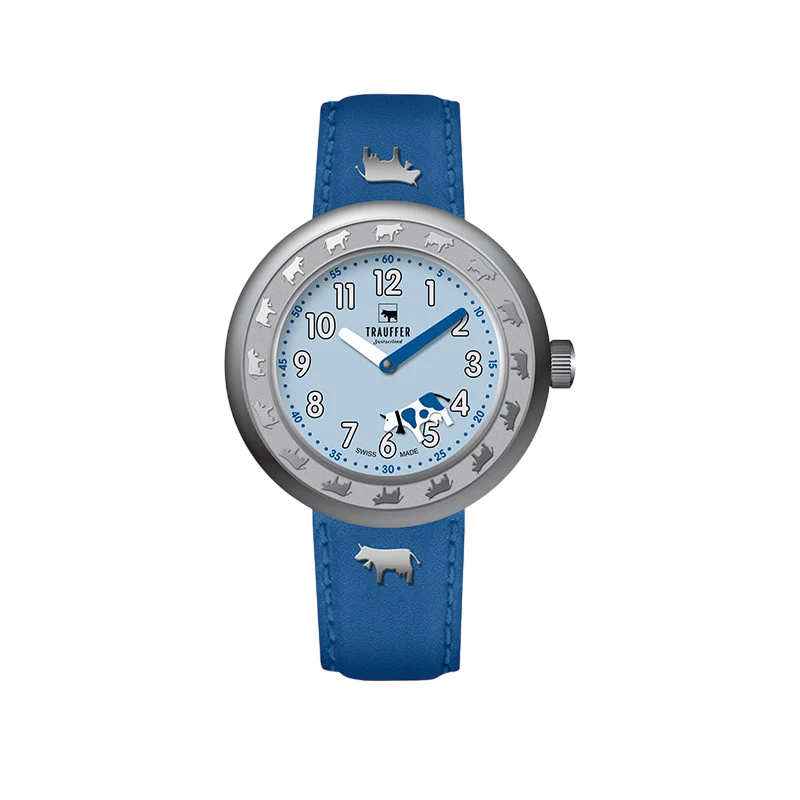 Trauffer Kinderuhr Blau