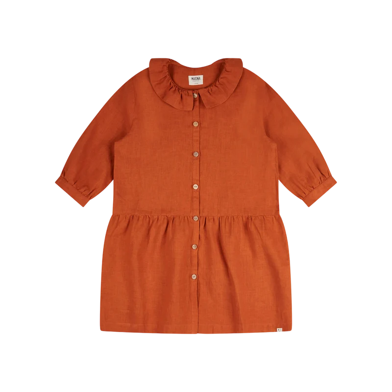 Kleid Frill Collar Squash