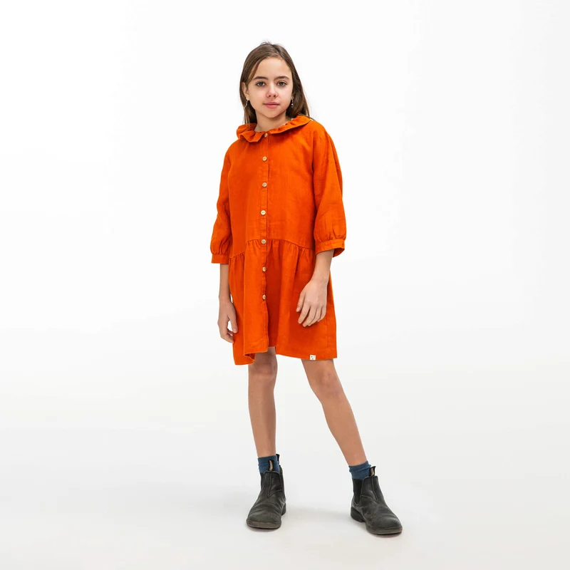 Kleid Frill Collar Squash