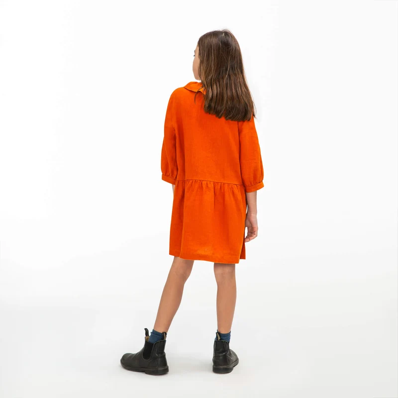 Kleid Frill Collar Squash