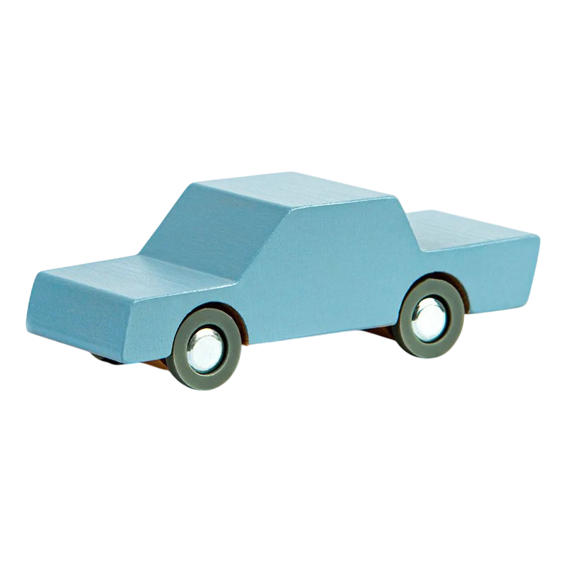 Holzauto Blue