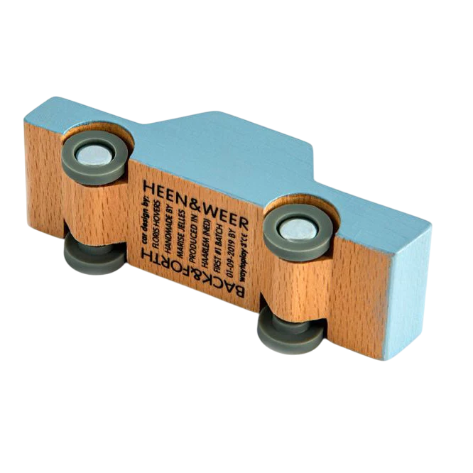 Holzauto Blue