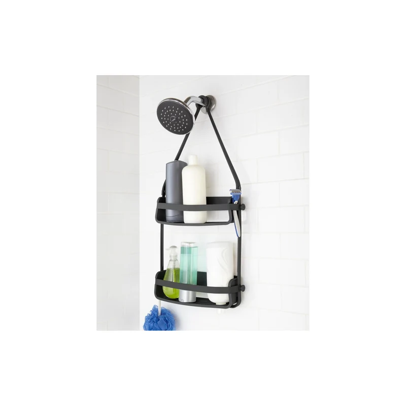 Bad-Utensilienhalter Flex, Schwarz