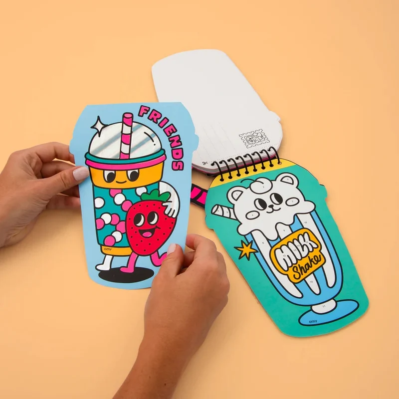 Sticker nach Zahlen Bubble Tea OMY
