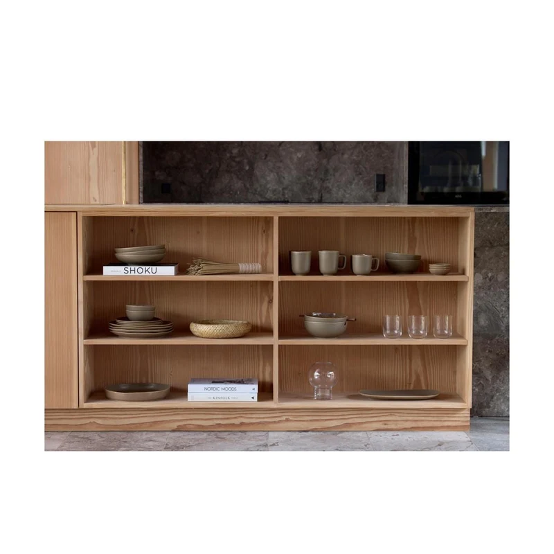 Villa Collection Servierplatte rund Shoku Braun