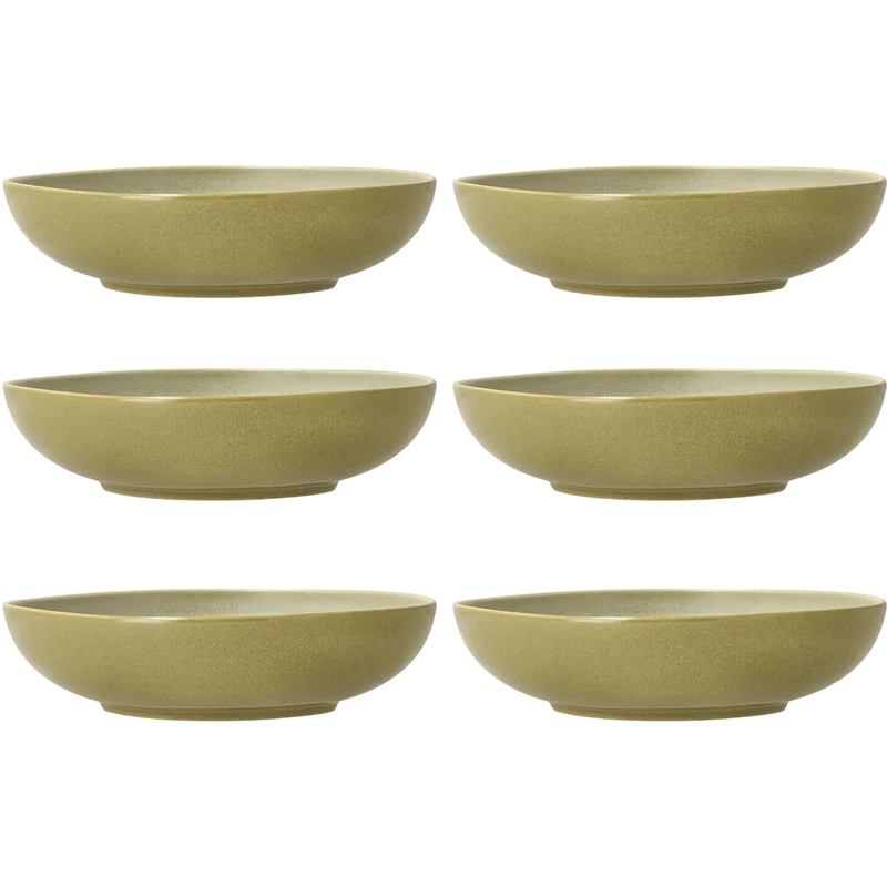 Villa Collection Schale Shoku 23 cm, 6 Stück, Grün