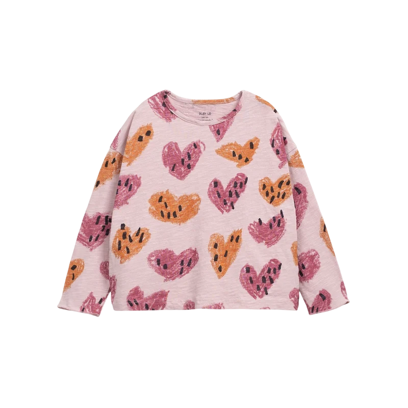 Langarmshirt Flamé Jersey Rose