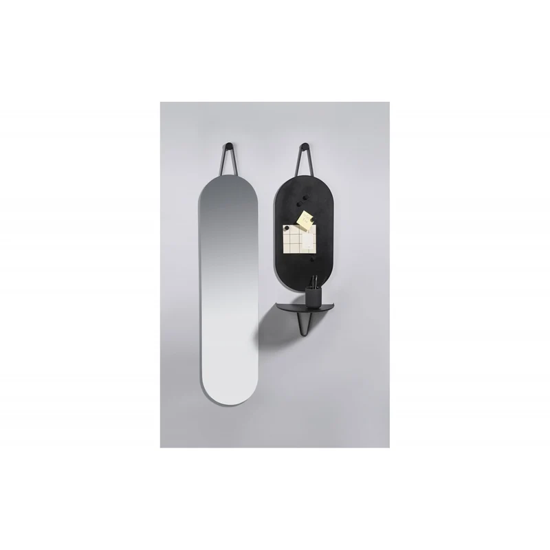 Memotafel aus Metall, Schwarz